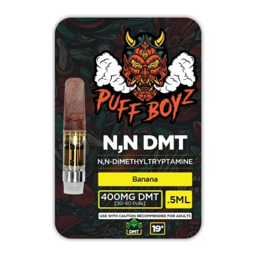 Kupte si Puff Boyz NN DMT .5ML(400MG) Cartridge – Banán